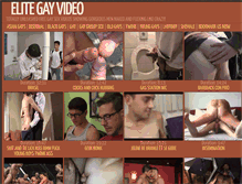 Tablet Screenshot of elitegayvideo.com